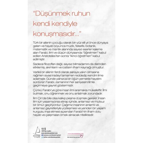 Var mısın ki Yok Olmaktan Korkuyorsun? - Farabi - Destek Yayınları