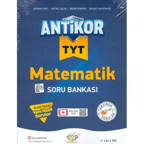 TYT Matematik Antikor Soru Bankası FDD Yayınları