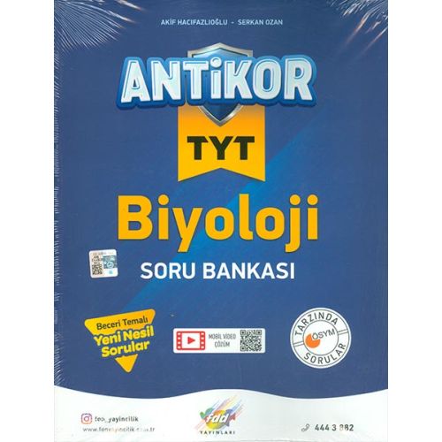 TYT Biyoloji Antikor Soru Bankası FDD Yayınları