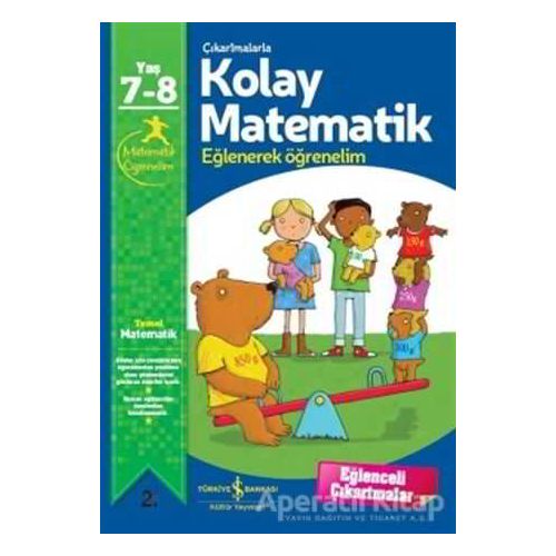 Çıkartmalarla Kolay Matematik 7-8 Yaş - Jo Chambers - İş Bankası Kültür Yayınları