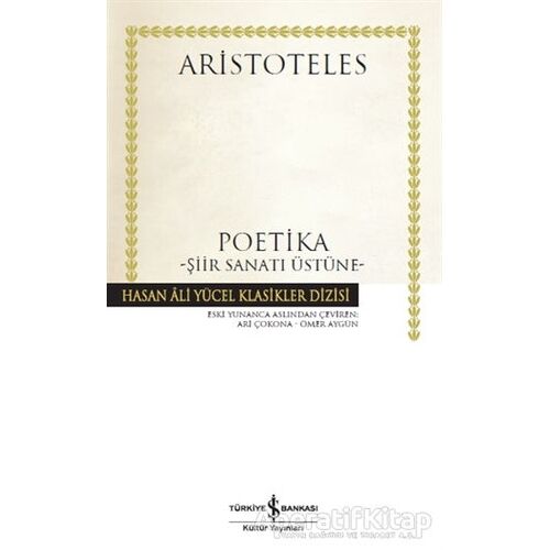 Poetika - Aristoteles - İş Bankası Kültür Yayınları