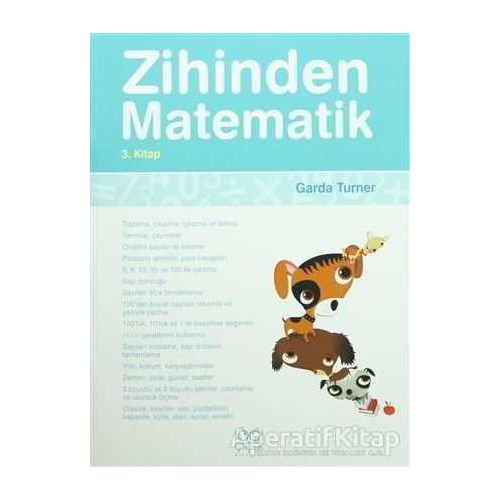 Zihinden Matematik 3. Kitap - Garda Turner - 1001 Çiçek Kitaplar