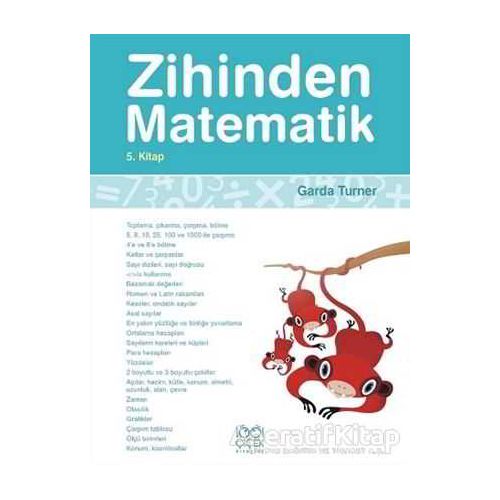 Zihinden Matematik 5. Kitap - Garda Turner - 1001 Çiçek Kitaplar