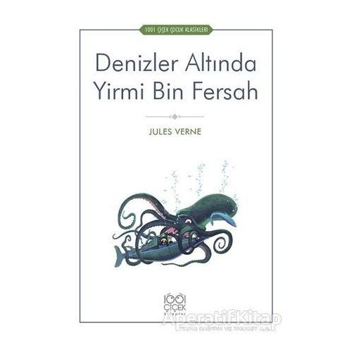 Denizler Altında Yirmi Bin Fersah - Jules Verne - 1001 Çiçek Kitaplar