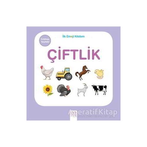 Çiftlik - İlk Emoji Kitabım - Kolektif - 1001 Çiçek Kitaplar
