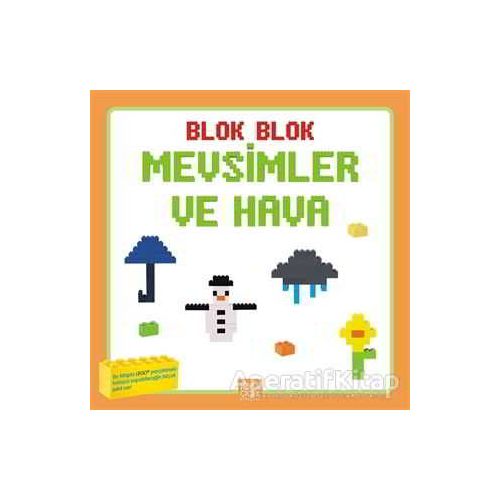 Blok Blok Mevsimler ve Hava - Kolektif - 1001 Çiçek Kitaplar