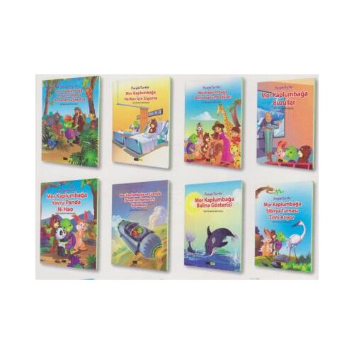 1. Sınıflar İçin Mor Kaplumbağa Serisi Seti - 10 Kitap Takım - Swati Rajoria - Gendaş Çocuk