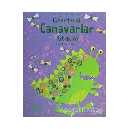 Çıkartmalı Canavarlar Kitabım - Rebecca Gilpin - 1001 Çiçek Kitaplar