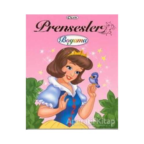 Prensesler Boyama Kitabı 4 - Çiçek Yayıncılık