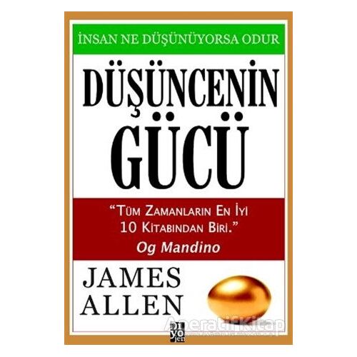 Düşüncenin Gücü - James Allen - Diyojen Yayıncılık