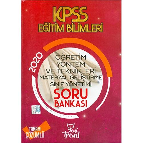 Yeni Trend 2020 KPSS Öğretim Yöntem ve Teknikleri Soru Bankası