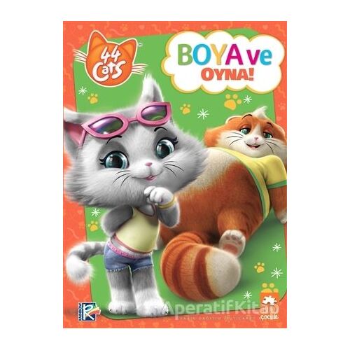 44 Cats - Boya ve Oyna! - Kolektif - Eksik Parça Yayınları