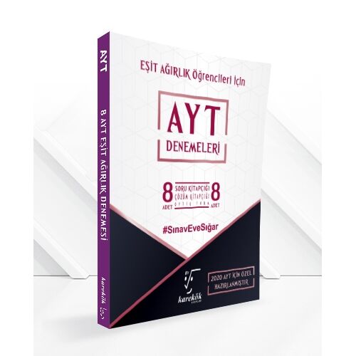 Karekök AYT Eşit Ağırlık 8li Deneme Sınavı 8 Soru 8 Çözüm Kitapçığı
