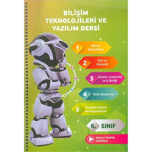 6.Sınıf Bilişim Teknolojileri ve Yazılım Dersi Referans Yayınları