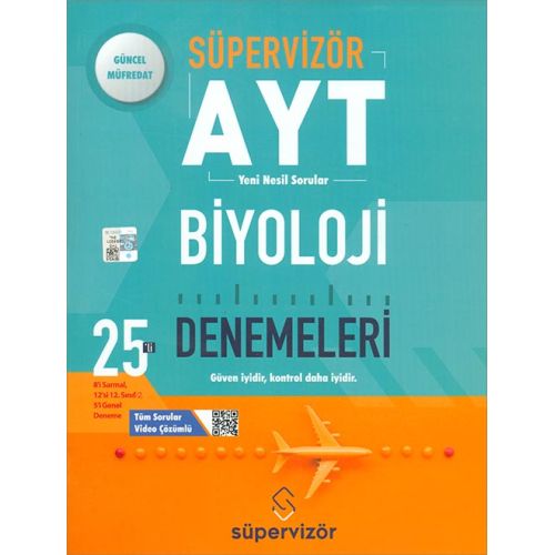 Süpervizör AYT Biyoloji 25li Deneme