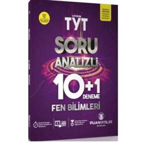 Puan TYT Fen Bilimleri Soru Analizli 10 Artı 1 Deneme