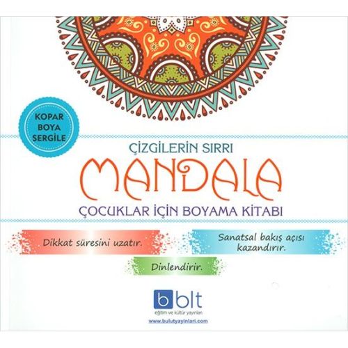 Çizgilerin Sırrı Mandala Çocuklar İçin Boyama Kitabı