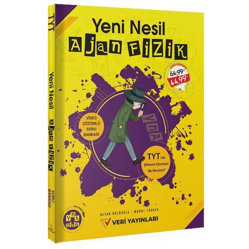 TYT Yeni Nesil Ajan Fizik Video Çözümlü Soru Bankası - Murat Türker - Veri Yayınevi