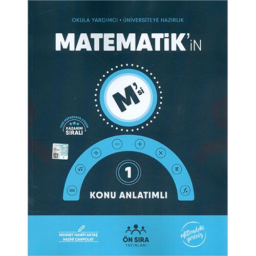 Matematik’in (M’si) Konu Anlatımlı 1 Önsıra Yayınları