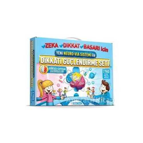 Dikkati Güçlendirme Seti - Yeni Neuro VİA Sistemi ile (2 Yaş) - Osman Abalı - Adeda Yayınları