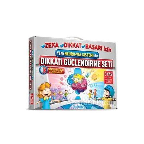 Dikkati Güçlendirme Seti 3 Yaş - Yeni Neoro - Via Sistemi İle - Kolektif - Adeda Yayınları
