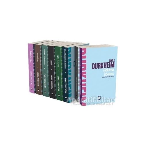 Emile Durkheim Seti (8 Kitap Takım) - Emile Durkheim - Cem Yayınevi
