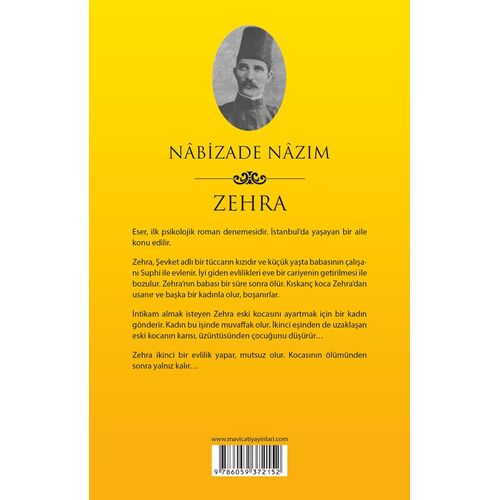 Zehra - Nabizade Nazım - Maviçatı Yayınları