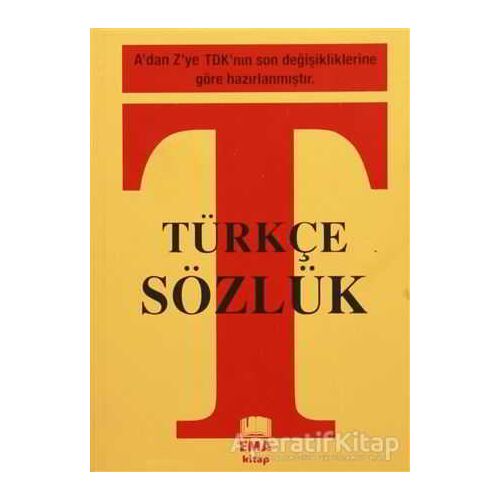 Türkçe Sözlük (Büyük Boy) - Ema Kitap