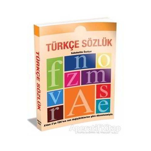Türkçe Sözlük - Sabahattin Özafşar - Ema Kitap
