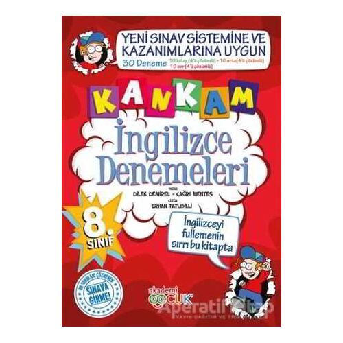 Kamkam 8. Sınıf Kankam İngilizce Denemeleri - Dilek Demirel - Akademi Çocuk