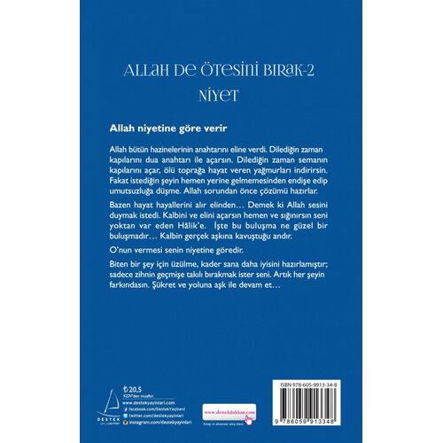 Allah De Ötesini Bırak - 2 : Niyet - Uğur Koşar - Destek Yayınları