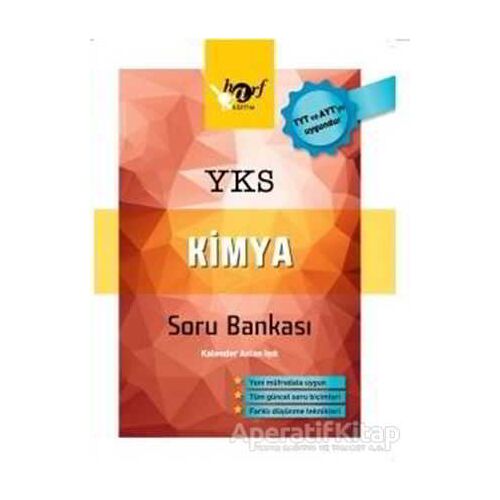 YKS Kimya Soru Bankası - Kalender Aslan Işık - Harf Eğitim Yayıncılık