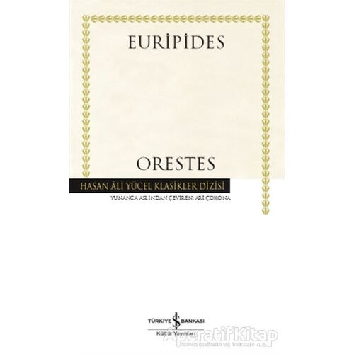 Orestes - Euripides - İş Bankası Kültür Yayınları