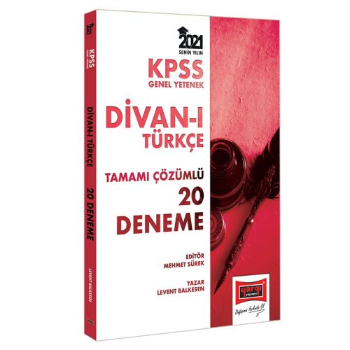 Yargı 2021 KPSS GY Divanı Türkçe Tamamı Çözümlü 20 Deneme