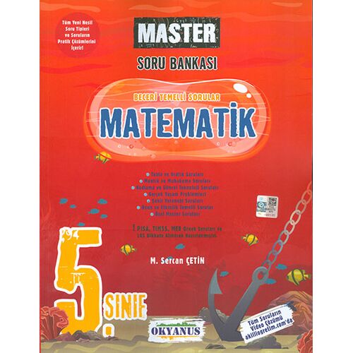 5.Sınıf Matematik Master Soru Bankası Okyanus Yayınları