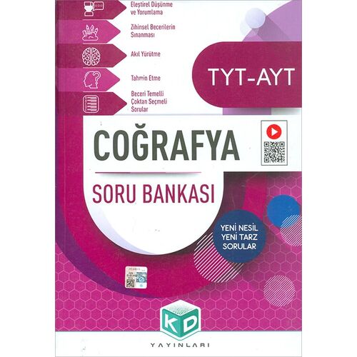 TYT AYT Coğrafya Güncel Soru Bankası KD Yayınları