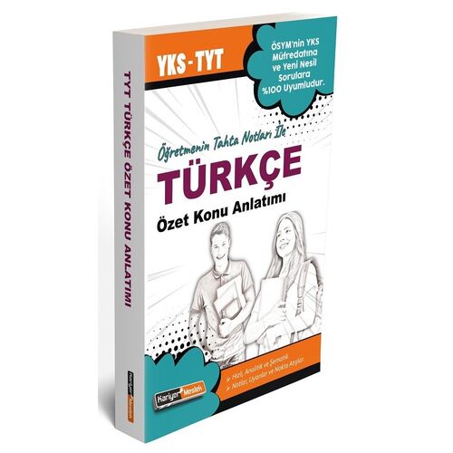Kariyer Meslek 201 YKS TYT Türkçe Öğretmenin Tahta Notları ile Özet Konu Anlatımı