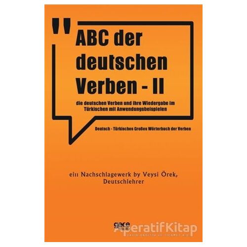 ABC Der Deutschen Verben - 2 - Veysi Örek - Gece Kitaplığı