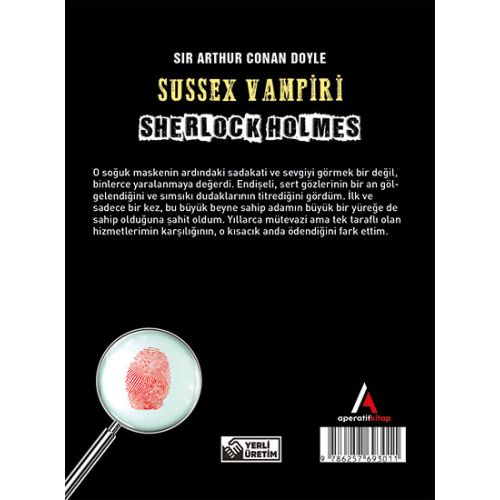 Sussex Vampiri - Sherlock Holmes - Cep Boy Aperatif Tadımlık Kitaplar