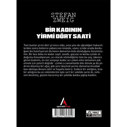 Bir Kadının 24 Saati - Stefan Zweig - Cep Boy Aperatif Tadımlık Kitaplar