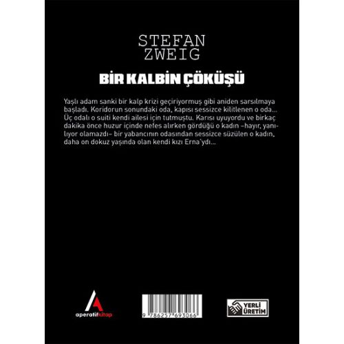 Bir Kalbin Çöküşü - Stefan Zweig - Cep Boy Aperatif Tadımlık Kitaplar
