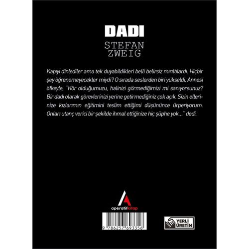 Dadı - Stefan Zweig - Cep Boy Aperatif Tadımlık Kitaplar