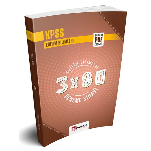 Kaplan Akademi 2021 KPSS Eğitim Bilimleri 3x80 Deneme Pdf Çözümlü