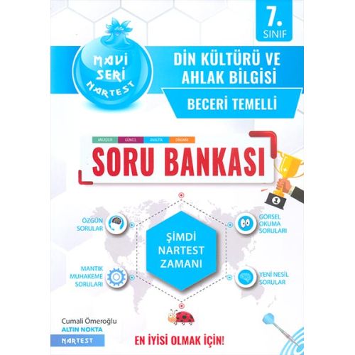 7.Sınıf Mavi Din Kültürü Soru Bankası Nartest Yayınları