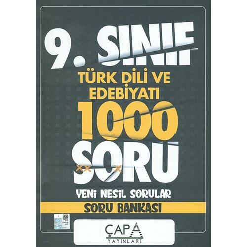 9.Sınıf Türk Dili ve Edebiyatı Soru Bankası Çapa Yayınları