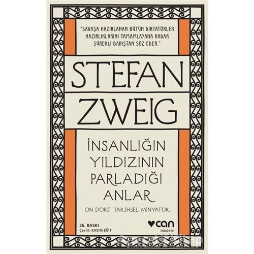 İnsanlığın Yıldızının Parladığı Anlar - Stefan Zweig - Can Yayınları