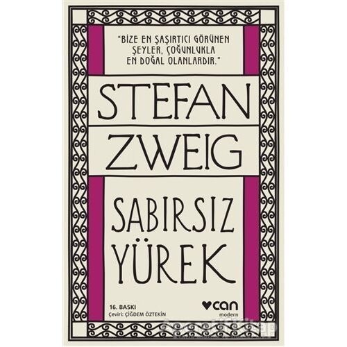 Sabırsız Yürek - Stefan Zweig - Can Yayınları