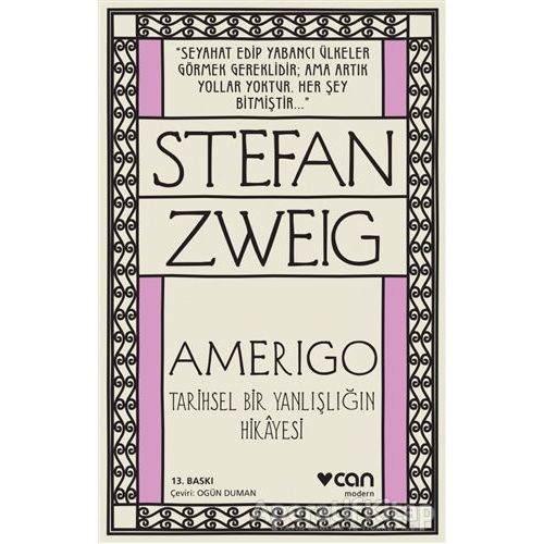 Amerigo - Stefan Zweig - Can Yayınları