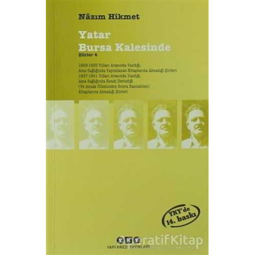 Yatar Bursa Kalesinde - Nazım Hikmet Ran - Yapı Kredi Yayınları