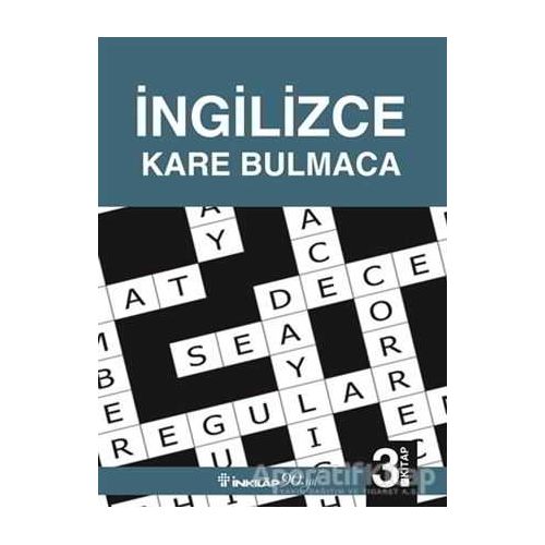 İngilizce Kare Bulmaca 3. Kitap - Kolektif - İnkılap Kitabevi